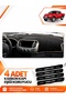 Mitsubishi L200 (2005-2015) Compatible Front Cover Torpedo Protection Case Carpet - Black-Beige - Mi007