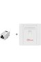 ® CAT6 RJ45 Wall/Face Plate 1 port With Ports Shielded CAT.6 Network Socket Insert Keystone Jack Faceplate 86x86mm In White Color Interface Outlet Wall Switch - 2