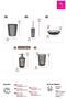 Ridge 5-Piece Bathroom Set Black - Transparent Color - 3