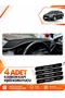 Fi̇at Egea Sedan (2007-2021) Tablet-Free Compatible Front Dashboard Protection Cover Carpet - Black-Grey - Fi011