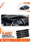 Nissan Primera P12 (2001-2004) Compatible Front Torpedo Protection Carpet Cover - Black-Blue - Ni015