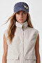 Women's navy blue hat with hook and eye accessory alc-x15877 - 2