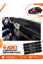 Fiat Albea (1999-2005) Compatible Front Torpedo Protection Carpet Cover - Black-Brown - Fi002