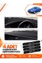 Toyota Carina E T190 Airbagli (1992-1997) Compatible Front Torpedo Protection Cover Carpet - Black-Grey - To010