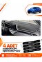 Toyota Chr (2016-2022) Compatible Front Chest Glove Box Protection Cover Carpet Protector - Black-Grey - To027