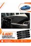 Mercedes C207 (2009-2017) Compatible Front Cover Glove Box Protection Mat - Black-Beige - Mb008