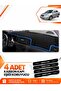 Toyota Corolla E130 (2000-2006) Compatible Front Torpedo Protection Case Carpet Cover - Black-Blue - To014