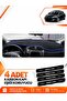 Fiat Bravo (2007-2014) Compatible Front Torpedo Protection Case Carpet Protective Cover - Black-Blue - Fi004