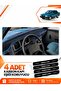 Tofaş Şahi̇n Doğan Kartal Covered (1981-2002) Compatible Torpedo Protection Cover - Black-Blue - Tf003