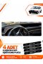 Fiat Uno 60,70 (1983-1995) Compatible Front Cover Glove Box Protection Carpet - Black-Beige - Fi019