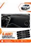 Peugeot 3008 Screenless (2010-2015) Compatible Front Torpedo Protection Cover Carpet - Black-Grey - Pe016