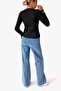 V-Neck 100% Cotton Knitwear Openwork Pattern Button Detailed Cardigan Standard (Suitable for Those Wearing M-L-Xl) - 3