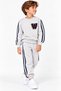 3-10 Years Seasonal Suzene Embroidered Striped Boy's Suit