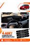 Renault Modus (2004-2012) Compatible Torpedo Protection Protective Case Carpet Cover Chest - Black - Re042