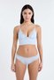 Triangle Bra In Microfiber and Lace - 4