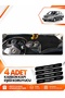 Chevrolet Aveo T250 (2006-2011) Compatible Front Cover Dashboard Protection Carpet - Black-Beige - Ch008
