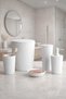 Ridge 5-Piece Bathroom Set White Color - 3
