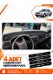 Nissan Sunny (1990-1995) Compatible Front Cover Torpedo Protection Protective Case Carpet - Black-Beige - Ni018