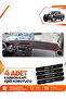 Volkswagen Amarok (2009-2016) Compatible Front Dashboard Protection Cover Carpet - Black-Red - Vw001
