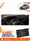 Peugeot 308 (2014-2021) Compatible Front Torpedo Protection Case Carpet Cover - Black-Red - Pe010