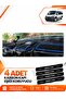 Peugeot Boxer (2017-2021) Compatible Front Torpedo Protection Case Carpet Cover - Black-Blue - Pe026