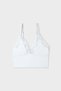 Triangle Bra In Microfiber and Lace
