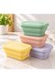 500 ml 100% Platinum Silicone Round Storage Container, Transparent Window Lid, Bpa-Free, Microwave and Freezer Compatible, Reusable Food Container - 7