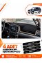 Suzuki Grand Vi̇tara (2003-2006) Compatible Front Cover Torpedo Protection Case Carpet - Black-Beige - Sz004