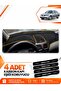 Nissan Almera Covered (2000-2006) Compatible Front Torpedo Protection Cover - Black-Brown - Ni001