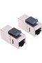 ® CAT6 RJ45 Wall/Face Plate 1 port With Ports Shielded CAT.6 Network Socket Insert Keystone Jack Faceplate 86x86mm In White Color Interface Outlet Wall Switch - 6