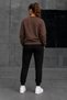 Unisex Oversize Sweatshirt Tracksuit Set – Winter Sweatshirt & Seasonal Sweatpants 2-Piece Set Fish Printed - 4