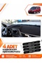 Fi̇at Doblo Fully Covered (2015-2023) Compatible Front Torpedo Protection Cover Carpet - Black-Grey - Ebz-Trp-0153