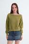 Boat Neck Knitwear Sweater K3466