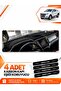 Ford Ranger (2018-2019) Compatible Front Chest Glove Box Protection Cover Carpet Protector - Black-Grey - Fo015