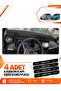 Renault Zoe (2012-2024) Compatible Torpedo Protection Protective Case Carpet Cover Chest - Black - Re051