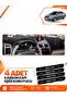 Geely Emgrand Ec7 (2009-2014) Compatible Front Torpedo Protection Cover - Black-Brown - Ge001