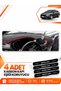 Fi̇at Egea Sedan (2019-2026) Compatible Front Dashboard Protection Cover with Tablet Holder - Black-Red - Fi012