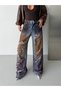 Trend Special Design Wide Leg Ripped Detail Palazzo Jean Denim Pants-Custom Design Wide Leg Jean Ripped Detail Pant - 4