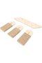 Cat Climbing Shelf Wooden Three Step Cat Stairway for Feline Exploration Wood Space Saving Design - 5