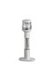 White Compact Navigation Light with 20 cm Stainless Steel Mast