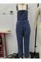 Denim overalls, blue