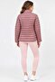 Women's Dusty Rose Puffer Coat – Slim Lightweight Quilted Stand Collar Zippered Casual Seasonal Coat - 2