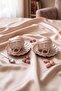 4 Pieces 2-Person Pearlescent Porcelain Coffee Cup 100 ml - 4