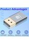 محول عرض افتراضي Displayport Dummy Plug EDID Emulator، محول DP 4K بدون شاشة (Ghost Adapter) - 5