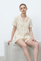 Women's Premium Ruffle Multi-Colored Pajama Set - 6