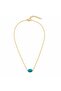 Elira Natural Stone Steel Ghost Necklace - 3