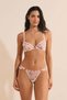 Patterned Tulle Thong - 3