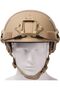 Airsoft MH Helmet Adjustable Fast Base Jump Helmet ABS Military Tactical Helmet for Paintball Wargame (Tan) Medium - 2