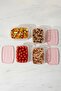Set of 5 Rectangular Storage Containers 2000 ml Refrigerator Organizer Freezer Compatible - 3
