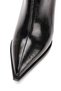 Women's Gold Accessory Thick Heeled Pointed Toe Boots - 3